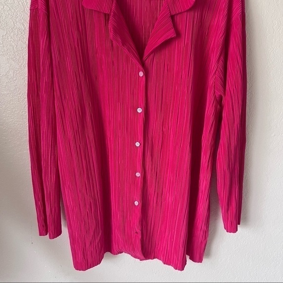Storets Maria Oversized Plisse Shirt size medium - Picture 4 of 8